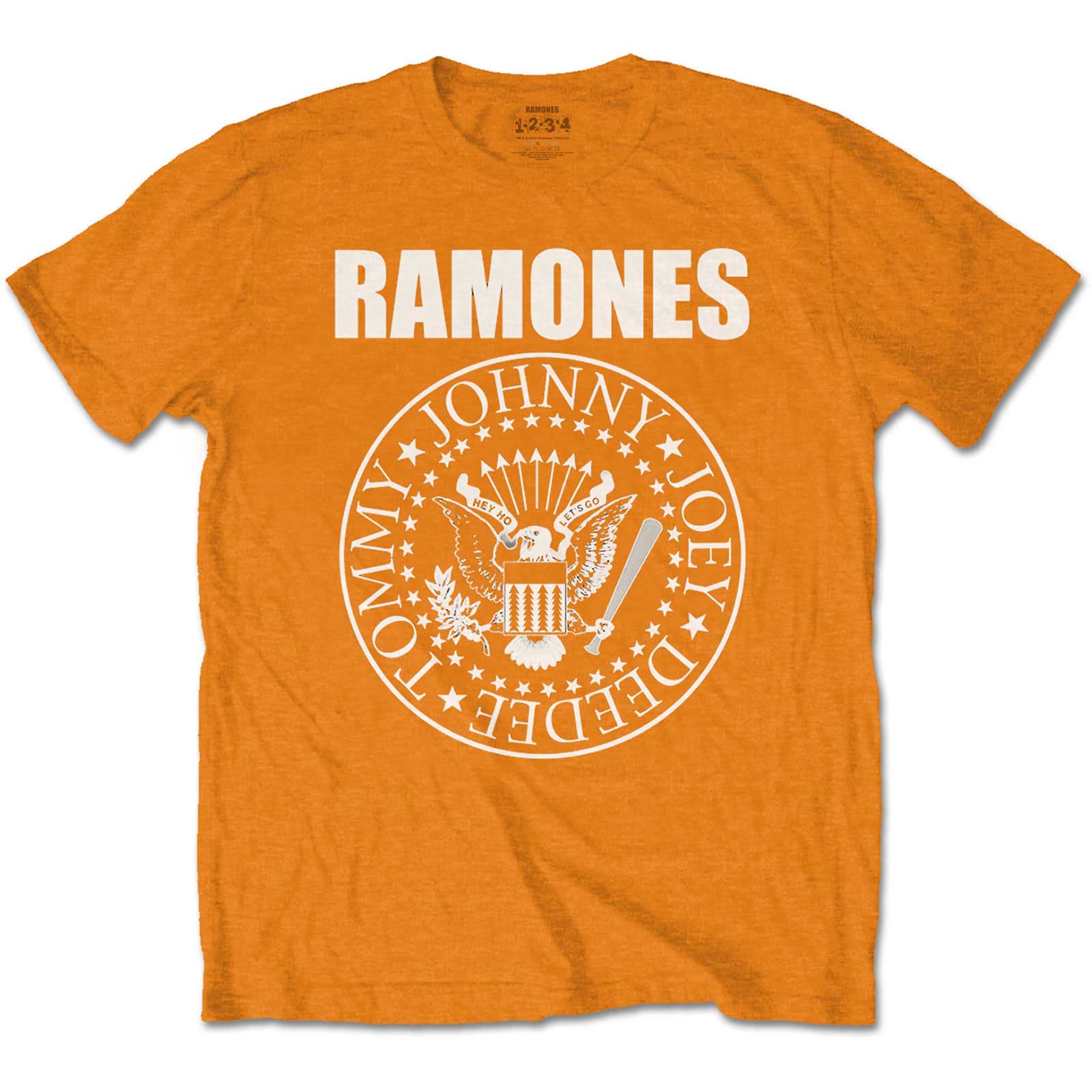 RAMONES - KIDS T-SHIRT, PRESIDENTIAL SEAL (ORANGE) - 2