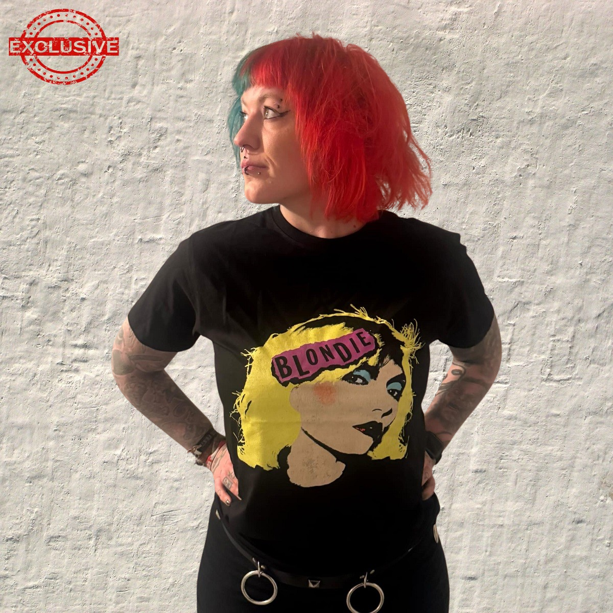 BLONDIE - T-SHIRT, PUNK LOGO