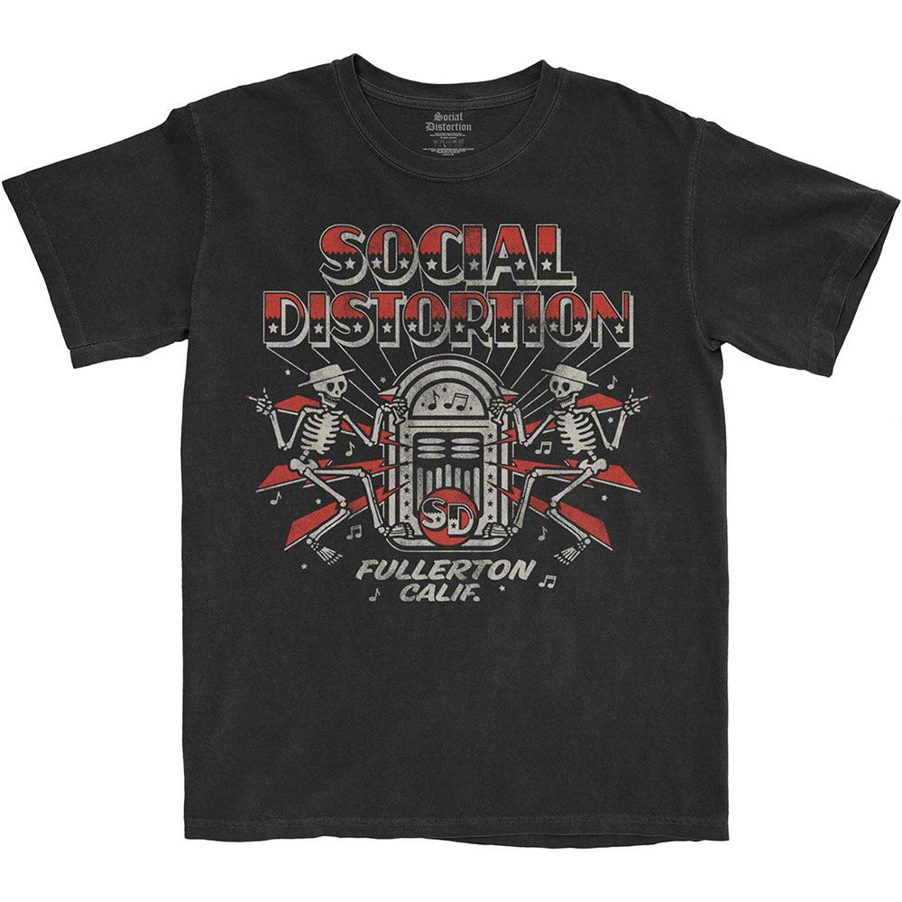SOCIAL DISTORTION - T-SHIRT, JUKEBOX SKELLY - 4