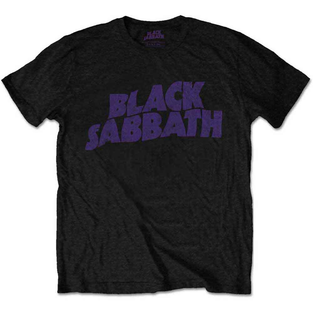 BLACK SABBATH - T-SHIRT, WAVY LOGO VINTAGE - 2