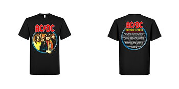 AC/DC - T-SHIRT, HIGHWAY TO HELL NORTH AMERICA TOUR 1979