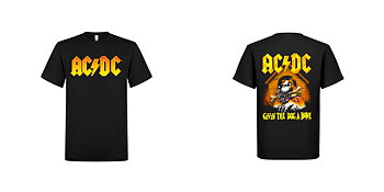 AC/DC - T-SHIRT, GIVING THE DOG A BONE
