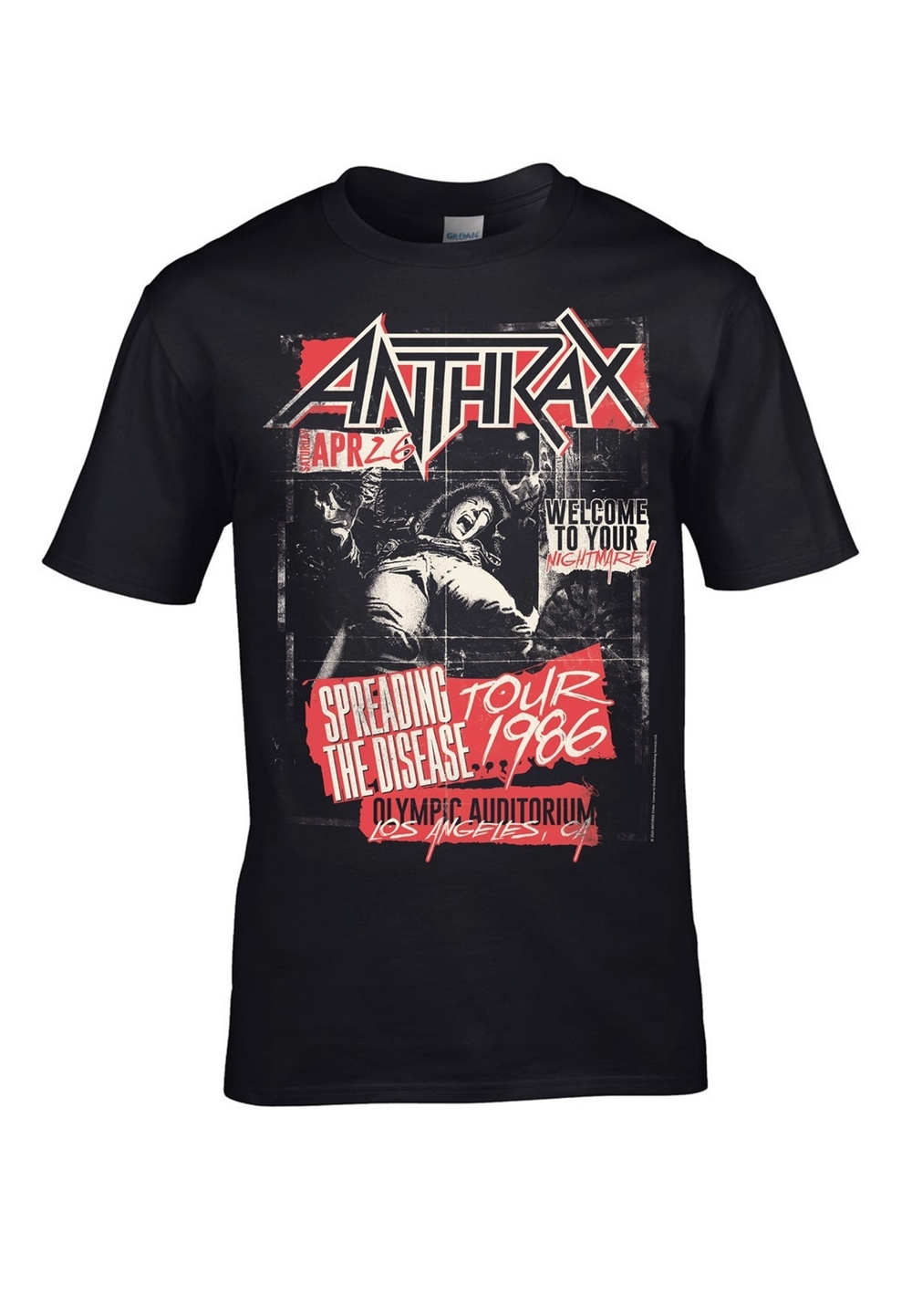 ANTHRAX - T-SHIRT, SPREADING THE DISEASE