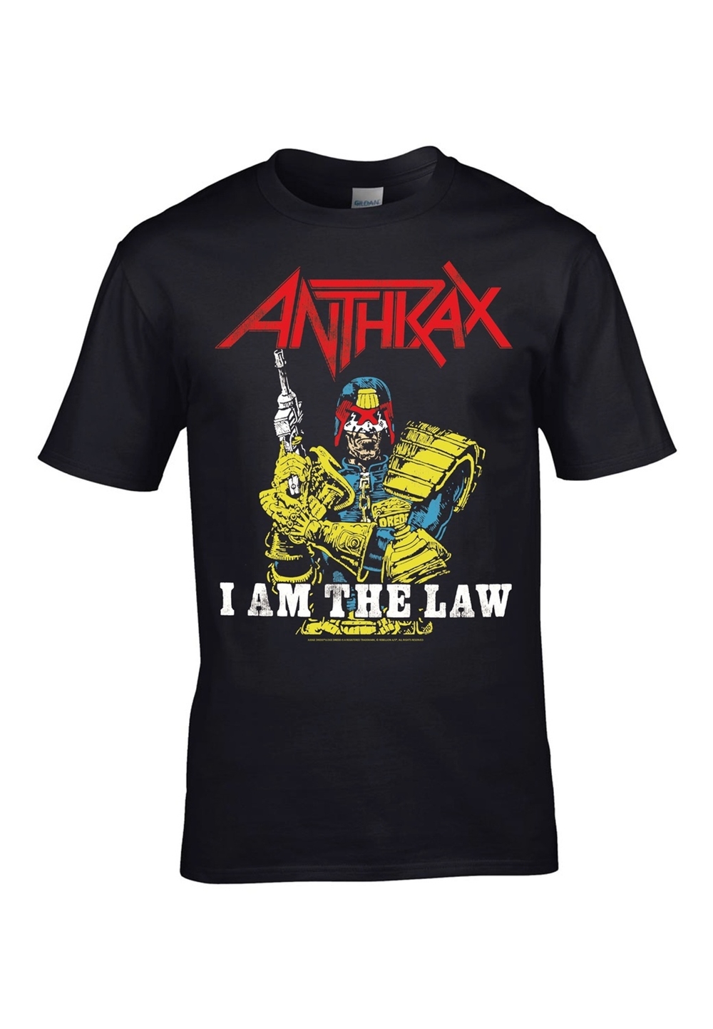 ANTHRAX - T-SHIRT, I AM THE LAW