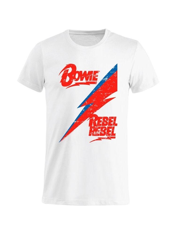 DAVID BOWIE - T-SHIRT, REBEL, REBEL