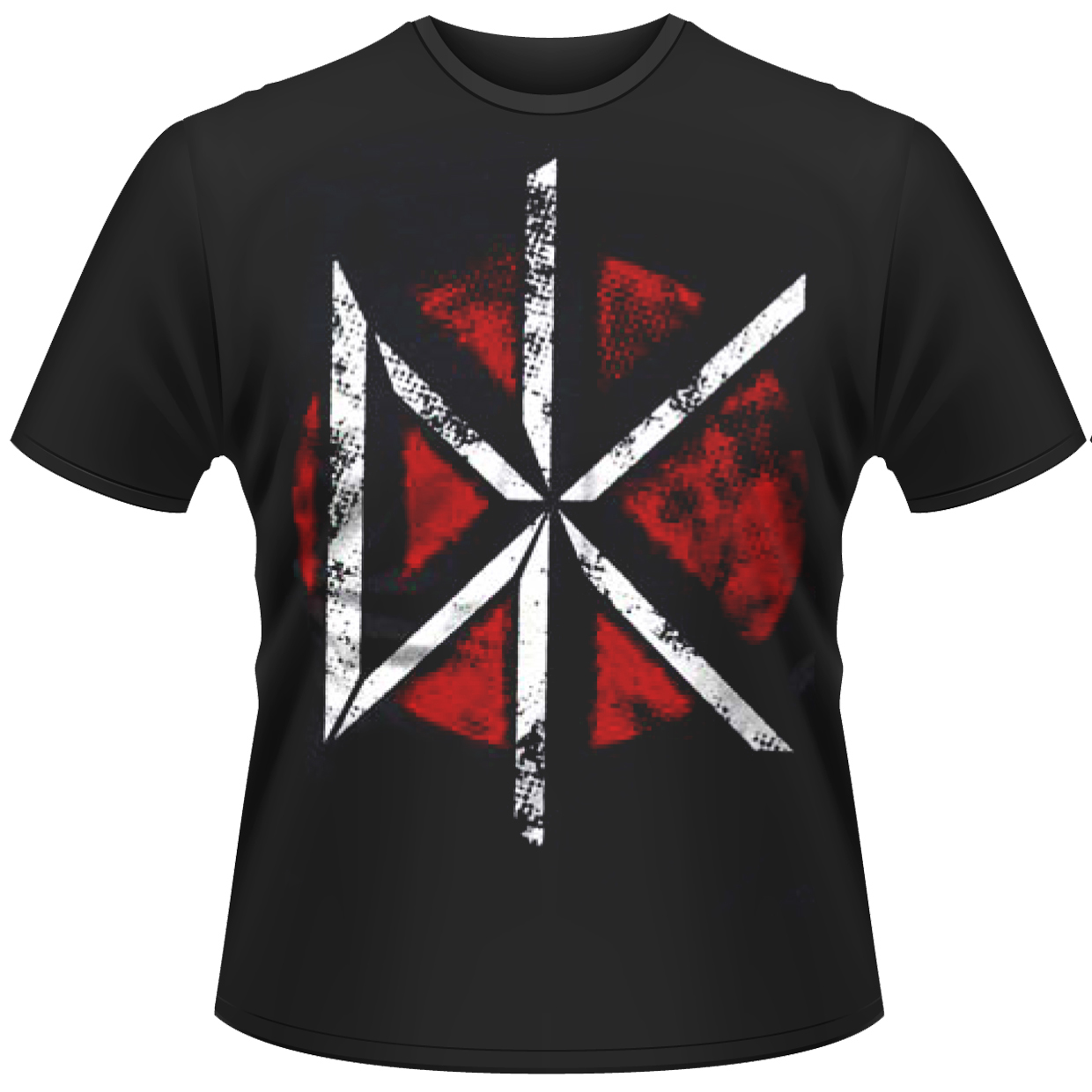 DEAD KENNEDYS - T-SHIRT, DISTRESSED DK LOGO