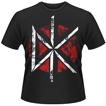DEAD KENNEDYS - T-SHIRT, DISTRESSED DK LOGO