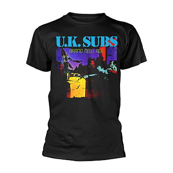 UK SUBS - T-SHIRT, BRAND NEW AGE