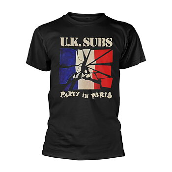 UK SUBS - T-SHIRT, PARTY IN PARIS