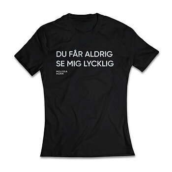 MELISSA HORN - LADIES T-SHIRT, LYCKLIG