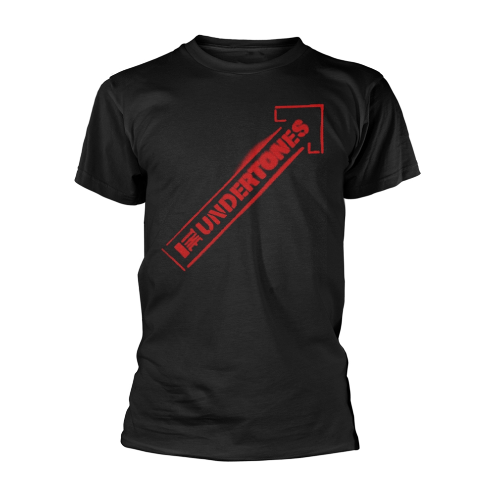UNDERTONES, THE - T-SHIRT, ARROW SPRAY (RED)