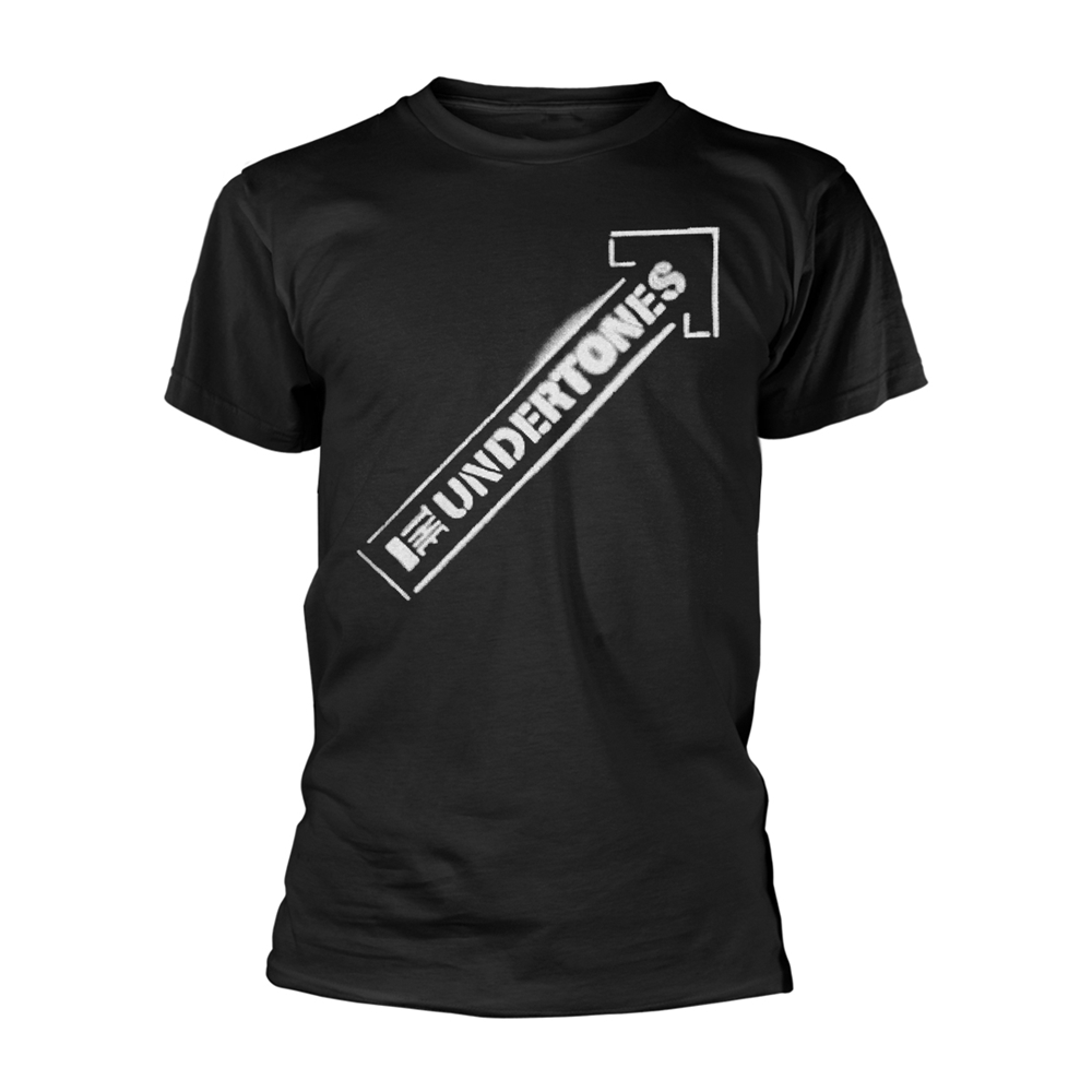 UNDERTONES, THE - T-SHIRT, ARROW SPRAY (WHITE)