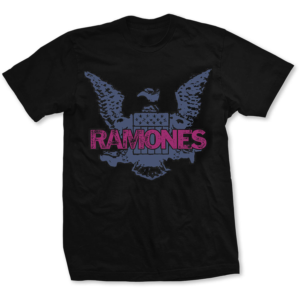 RAMONES - T-SHIRT, PURPLE EAGLE