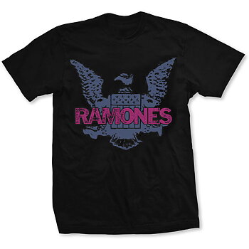 RAMONES - T-SHIRT, PURPLE EAGLE