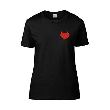 250 KG KÄRLEK - LADIES T-SHIRT, HJÄRTA