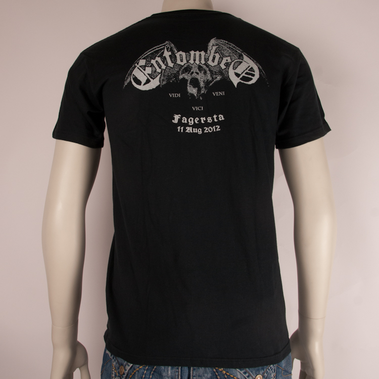 Entombed Shirt / Entombed Logo Black Herren T-shirt Men Rock Band Tee ...
