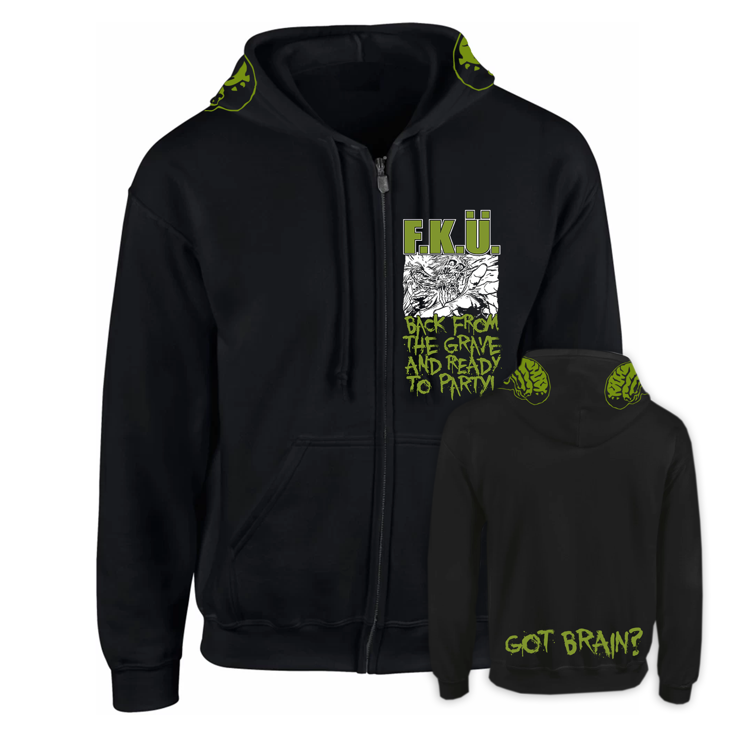 F.K.Ü - ZIP HOOD, BACK FROM THE GRAVE