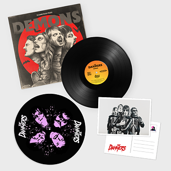 THE DAHMERS - DEMONS (BLACK VINYL LP) BUNDLE