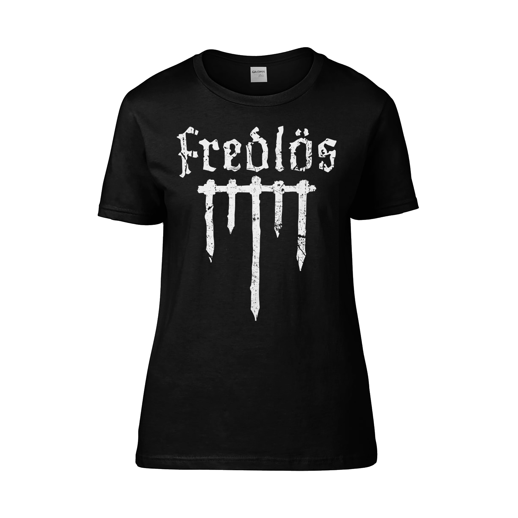 FREDLÖS - T-SHIRT DAM, LOGO