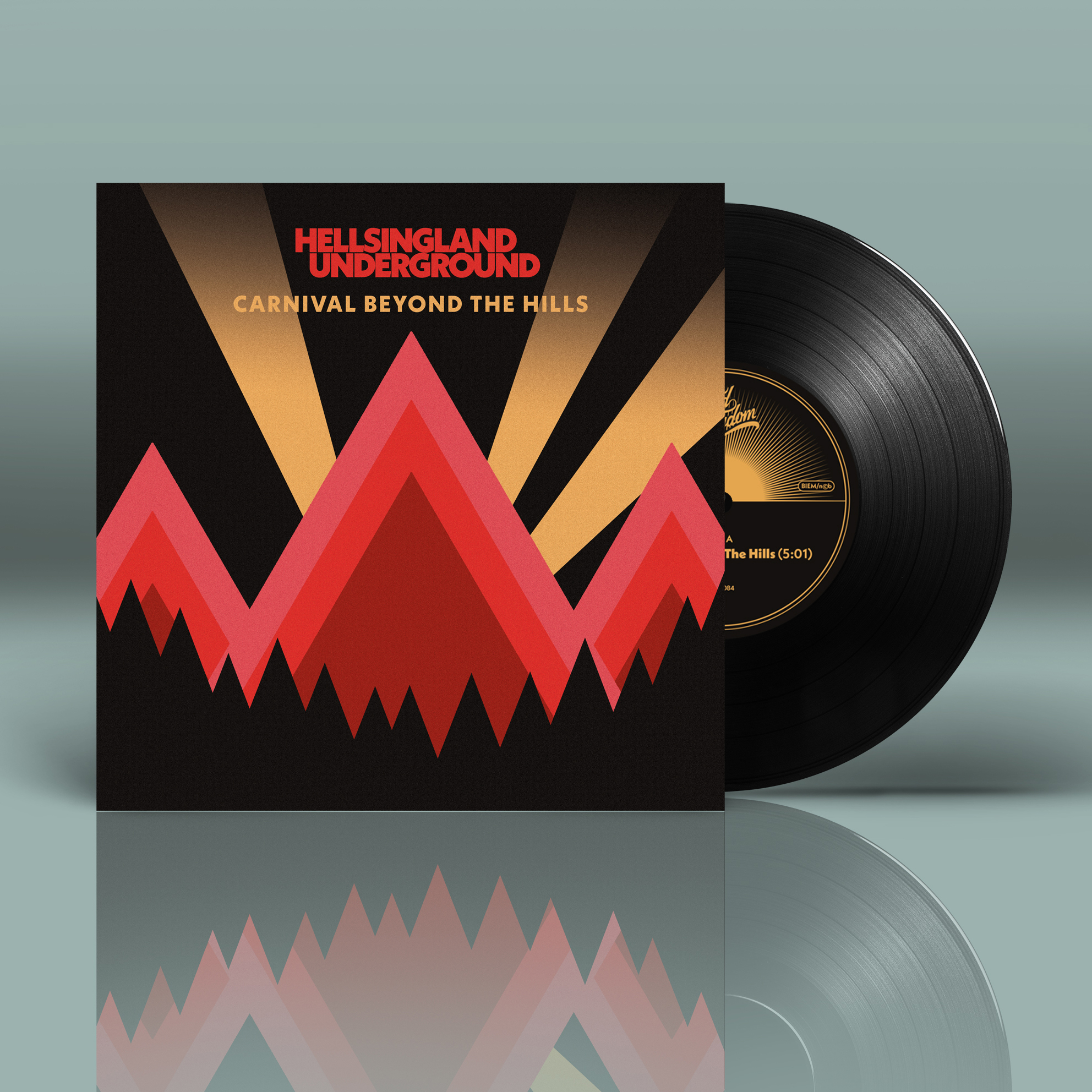 HELLSINGLAND UNDERGROUND - CARNIVAL BEYOND THE HILLS (VINYL 7", BLACK)
