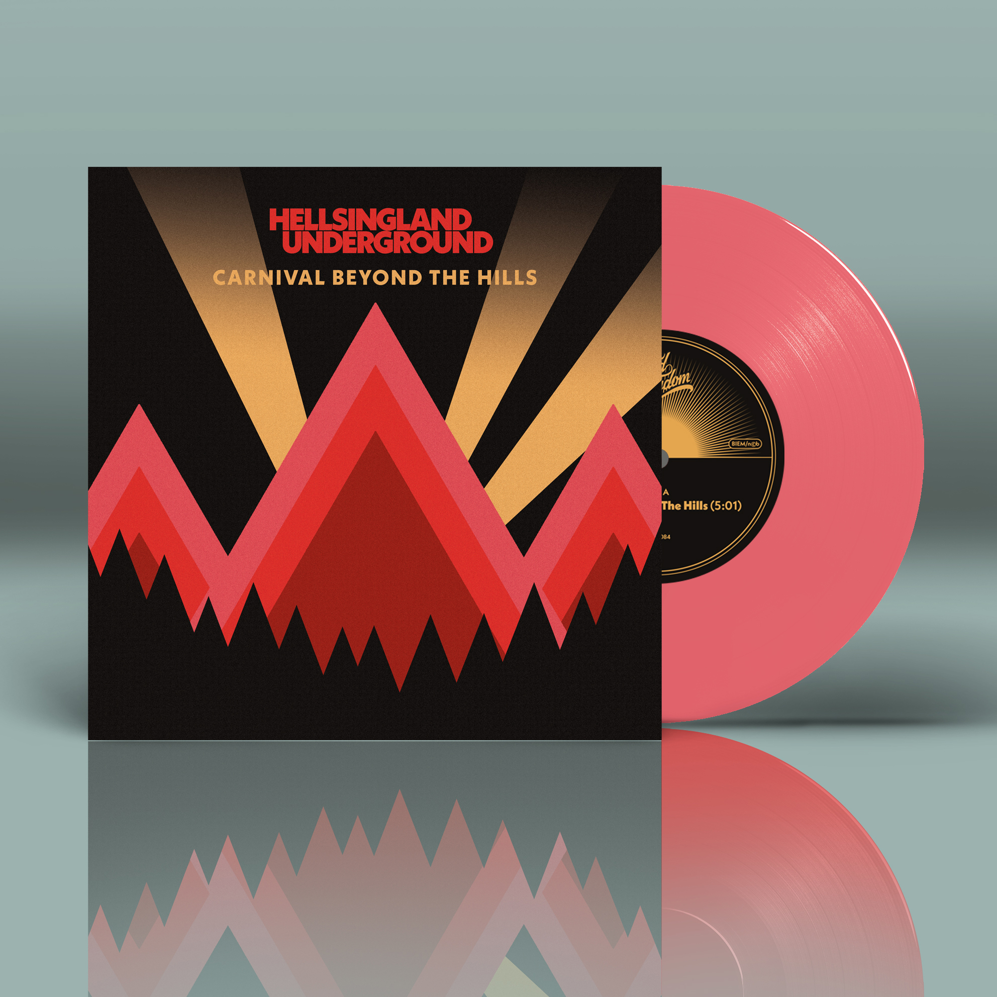 HELLSINGLAND UNDERGROUND - CARNIVAL BEYOND THE HILLS (VINYL 7", PINK)
