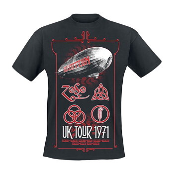 LED ZEPPELIN - T-SHIRT, UK TOUR 1971