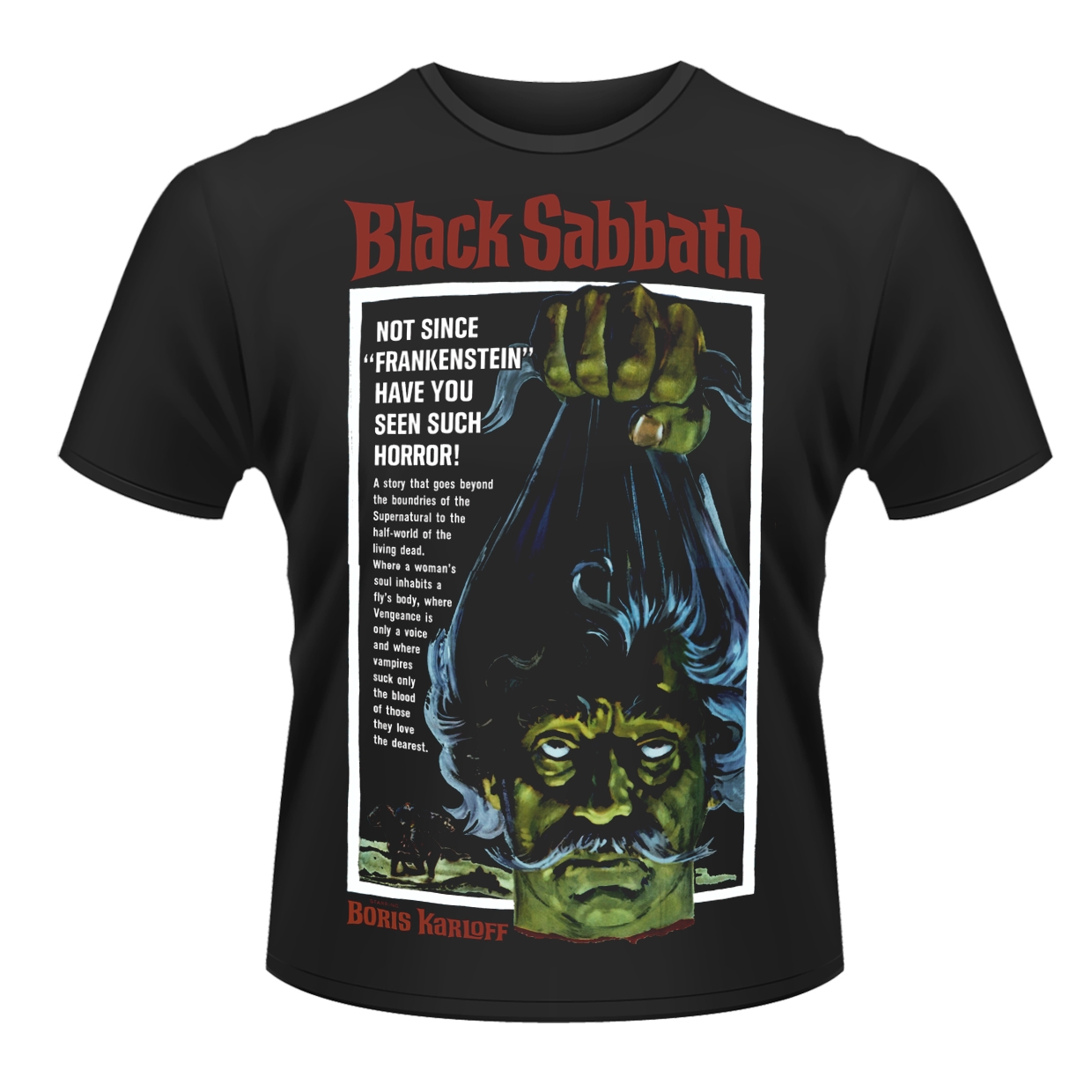 PLAN 9 - BLACK SABBATH - T-SHIRT, BLACK SABBATH (POSTER)
