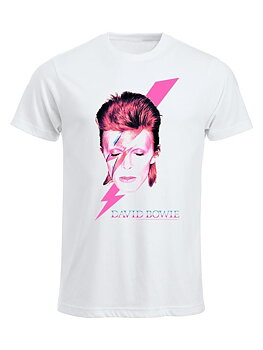 DAVID BOWIE - T-SHIRT, ALADDIN SANE (WHITE)