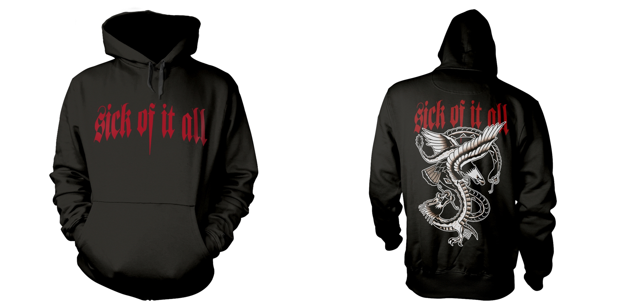 SICK OF IT ALL - HOODIE, EAGLE