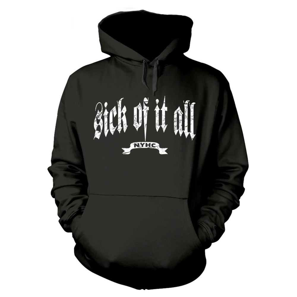 Bandit Rockstore SICK OF IT ALL HOODIE, LOGO