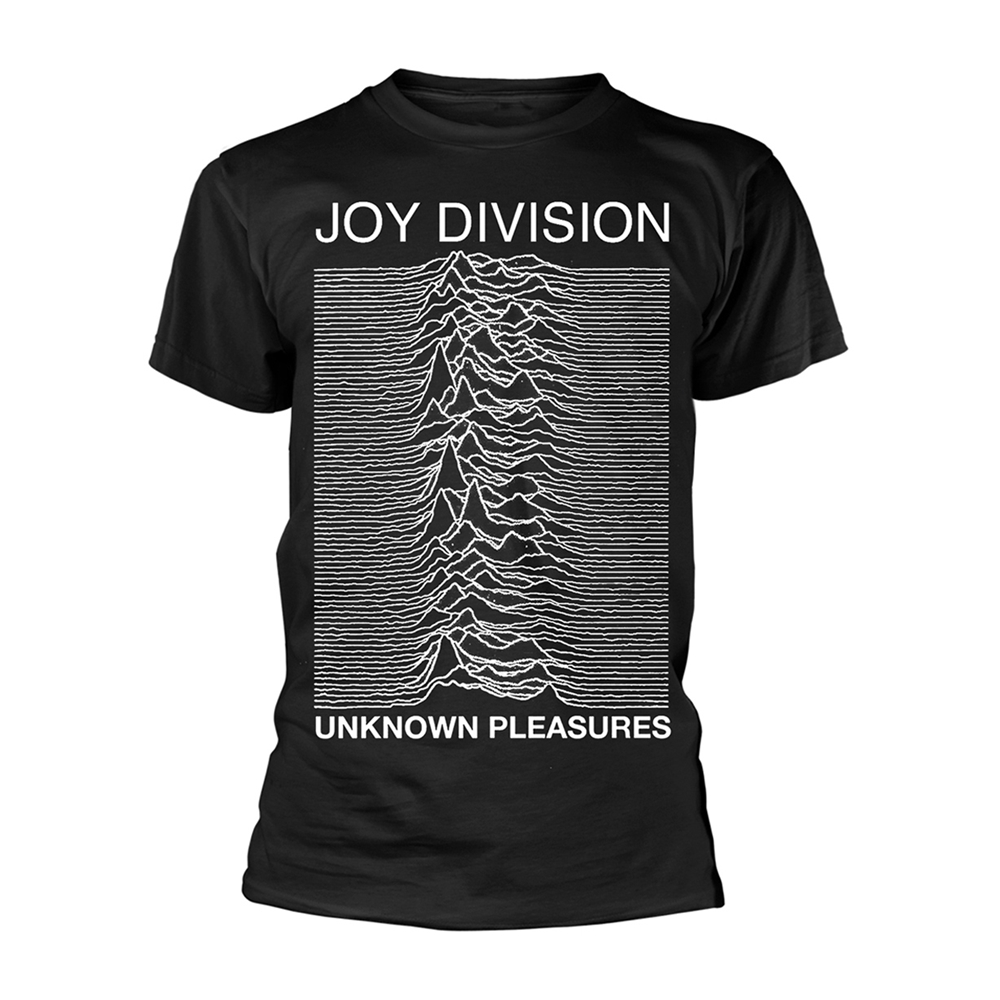 JOY DIVISION - T-SHIRT, UNKNOWN PLEASURES (BLACK)