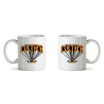 LUCIFER - MUGG, LOGO (2-PACK)
