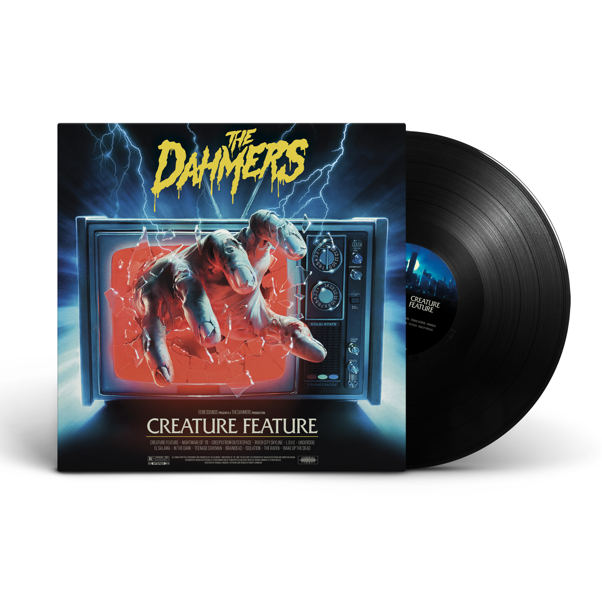 THE DAHMERS - CREATURE FEATURE, BUNDLE (BLACK VINYL LP) - 2