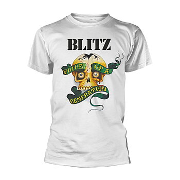 BLITZ - T-SHIRT, VOICE OF A GENERATION (WHITE)