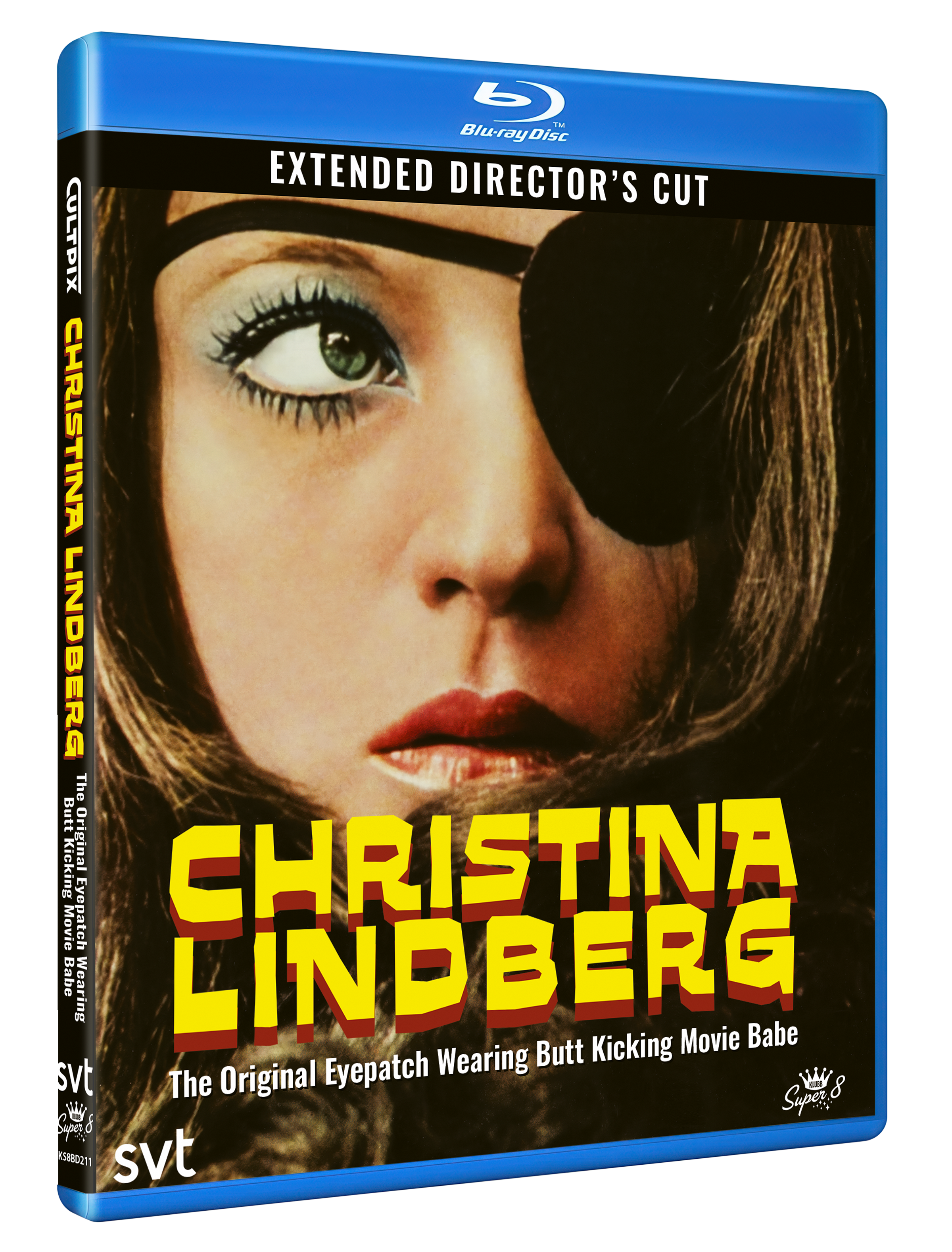 CHRISTINA LINDBERG - THE ORIGINAL EYEPATCH WEARING BUTT KICKING MOVIE BABE, BLU-RAY (SLIPCOVER) - 2