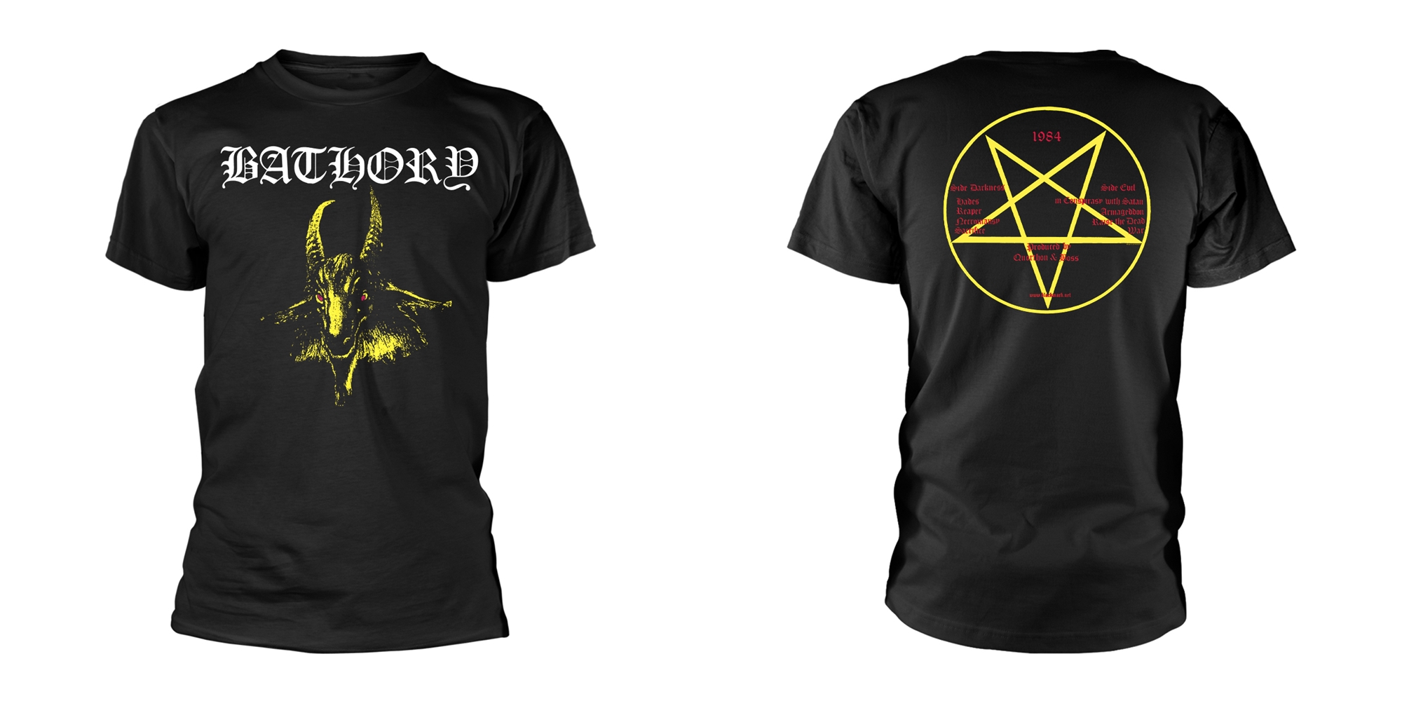 BATHORY - T-SHIRT, GOAT (YELLOW)