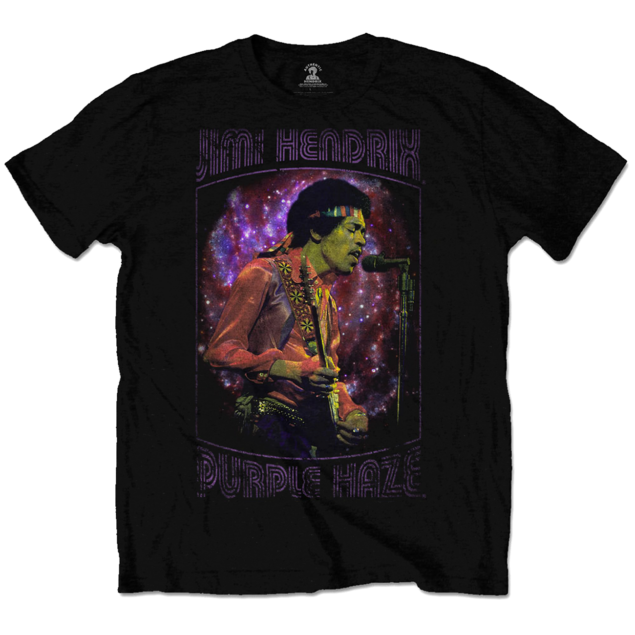 JIMI HENDRIX - T-SHIRT, PURPLE HAZE FRAME