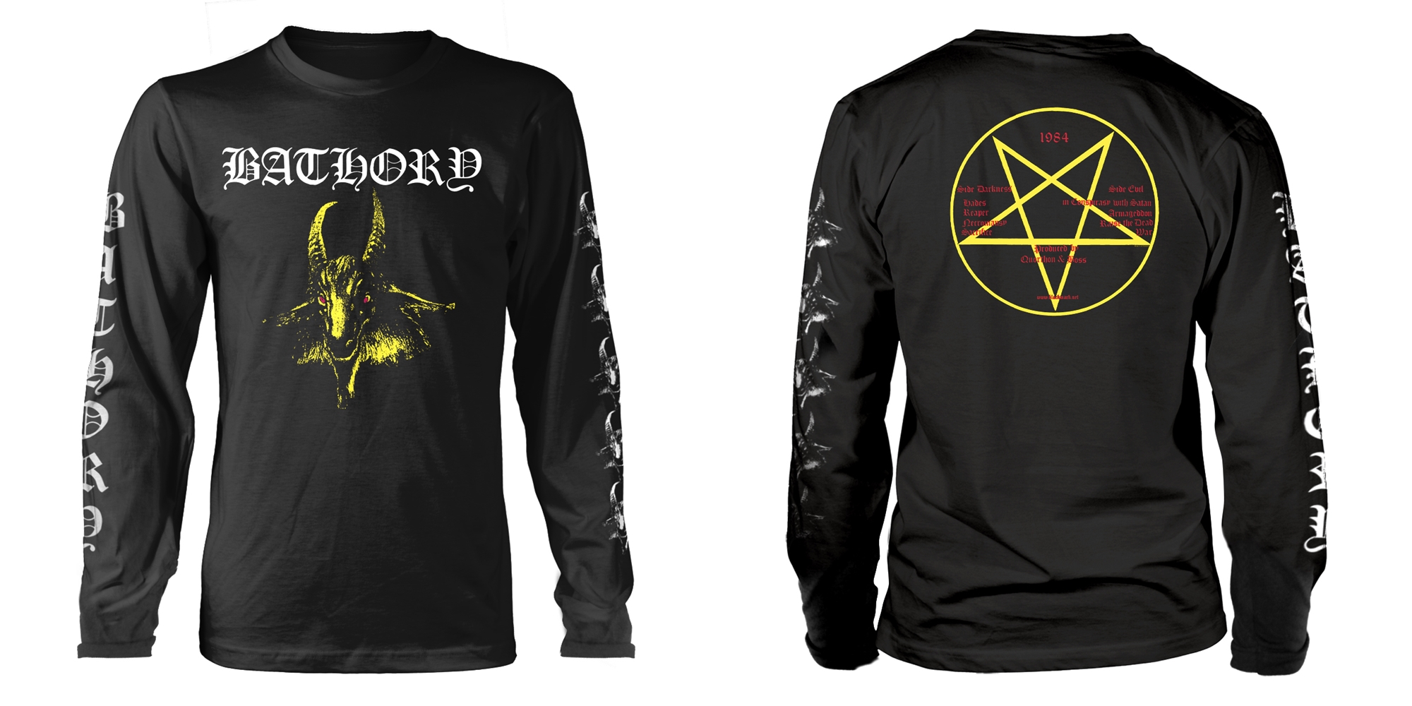BATHORY - LONG SLEEVE, GOAT (YELLOW)