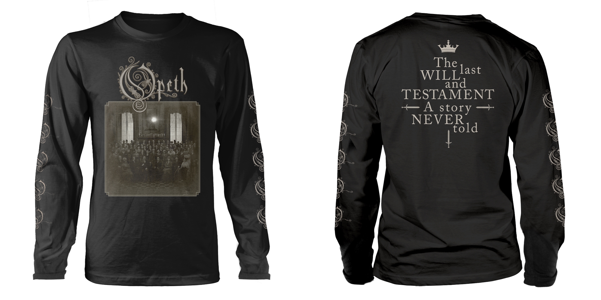 OPETH - LONG SLEEVE, THE LAST WILL AND TESTAMENT