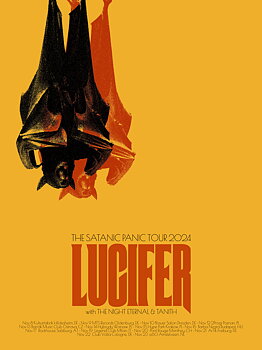 LUCIFER - THE SATANIC PANIC TOUR 2024, POSTER