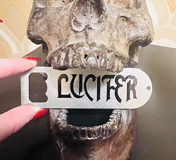 LUCIFER - METAL OPENER, LOGO