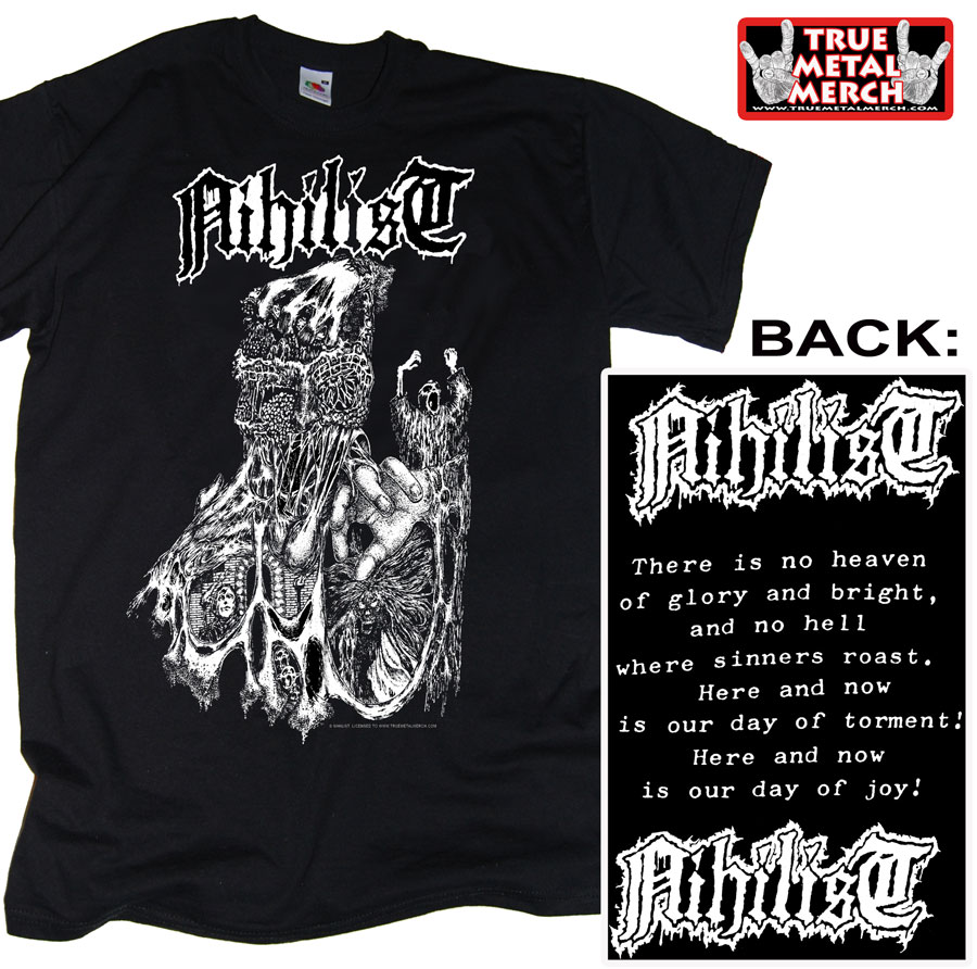 True metal. Nihilist 2005 Nihilist. Nihilist мерч. Метал мерч. Death Metal мерч.