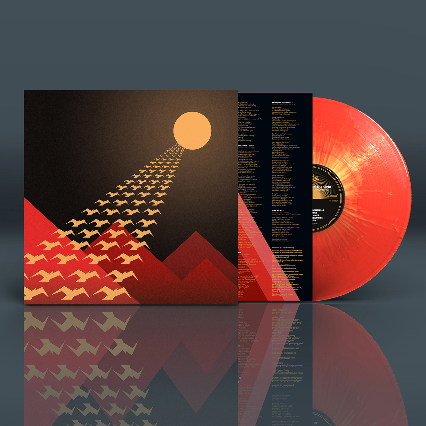 HELLSINGLAND UNDERGROUND - A HUNDRED YEARS IS NOTHING (RED SPLATTER VINYL)