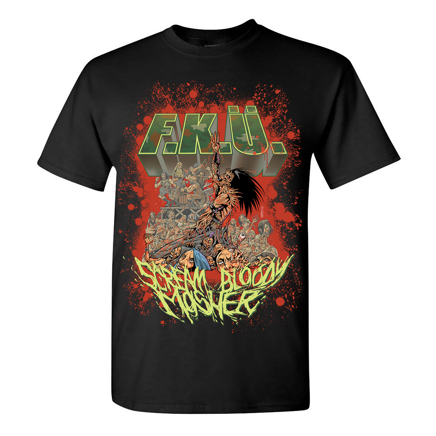 F.K.Ü - T-SHIRT, SCREAM BLOODY MOSHER - 2