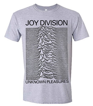 JOY DIVISION - T-SHIRT, UNKNOWN PLEASURES (GREY)