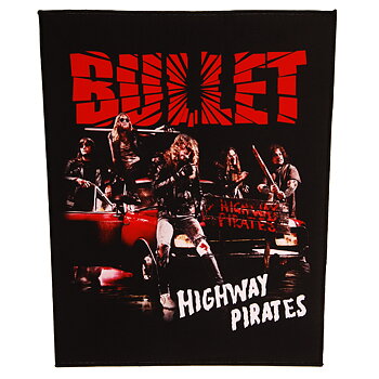 BULLET - BACK PATCH, HIGHWAY PIRATES