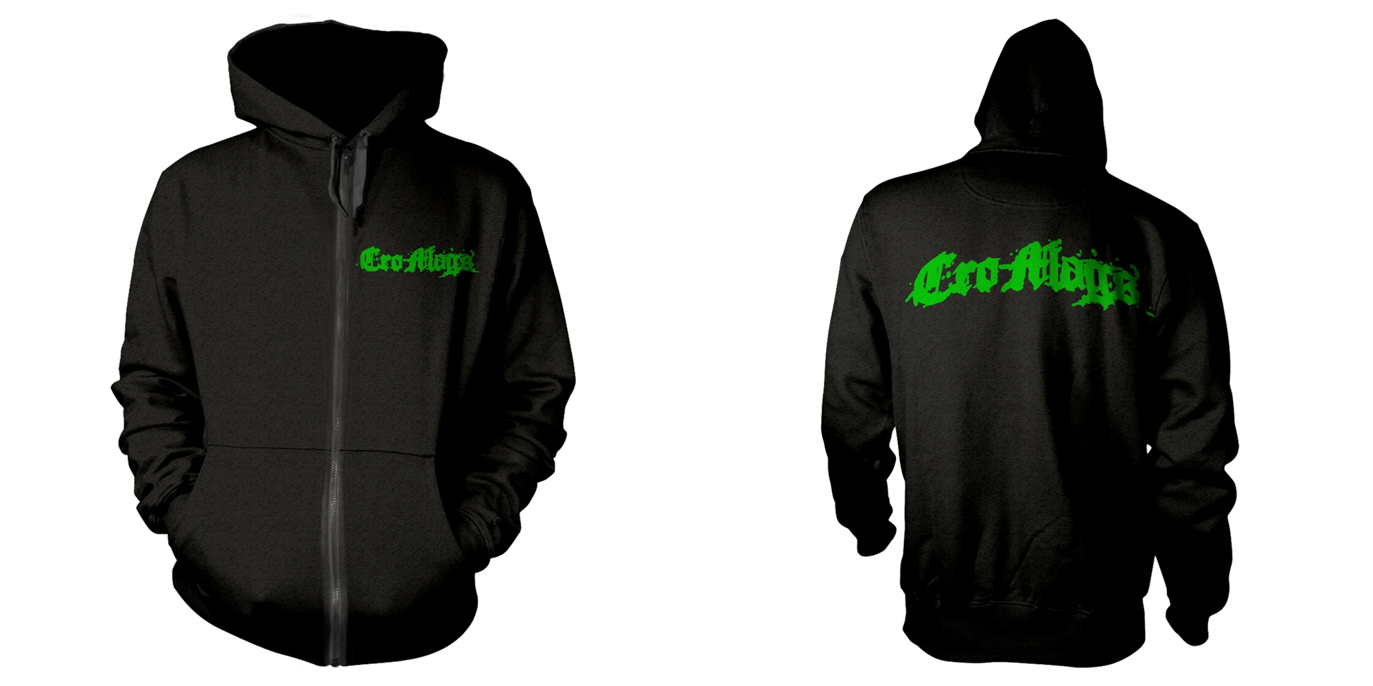 CRO-MAGS - ZIPHOOD, GREEN LOGO