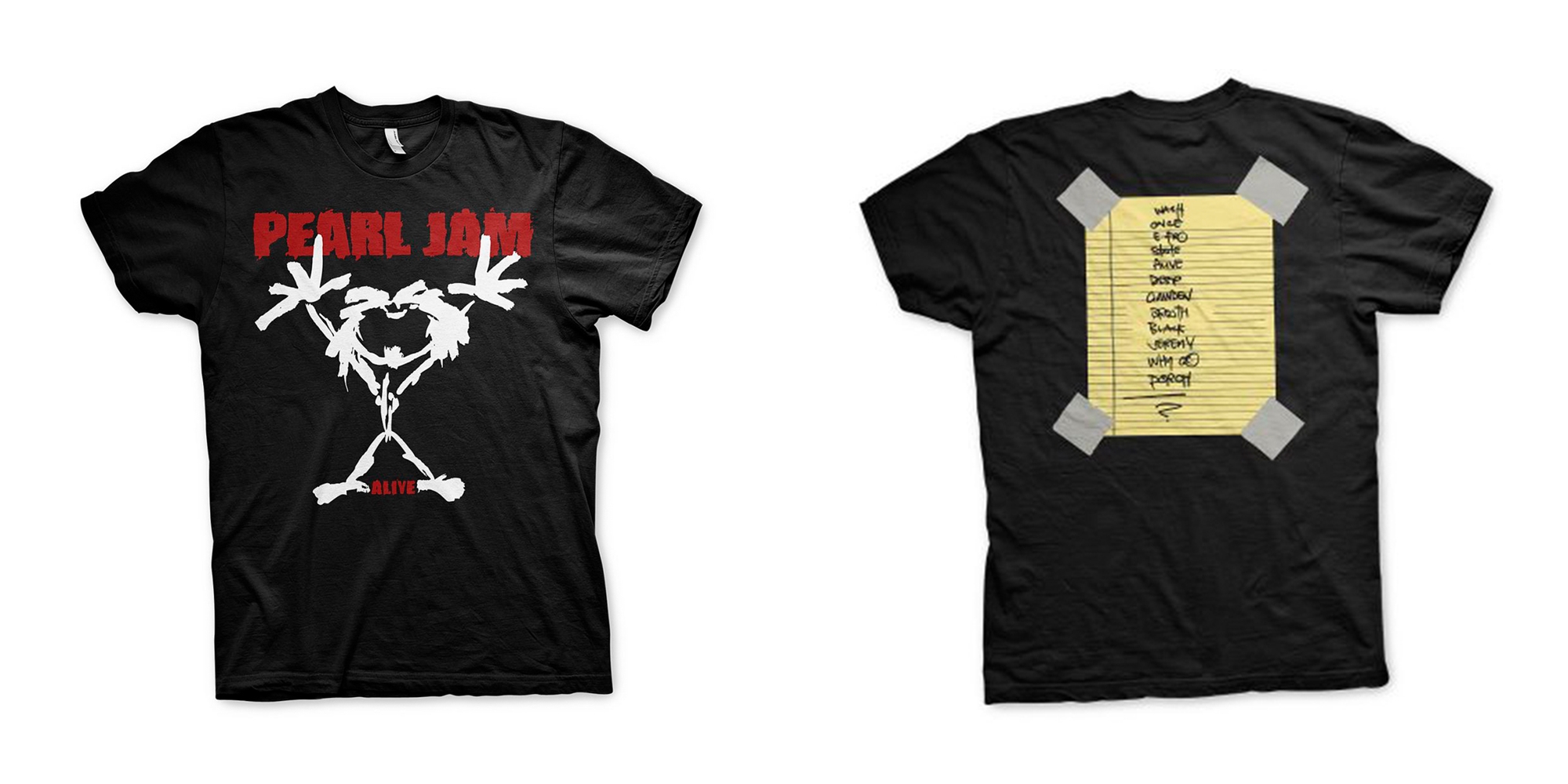 PEARL JAM - T-SHIRT, STICKMAN