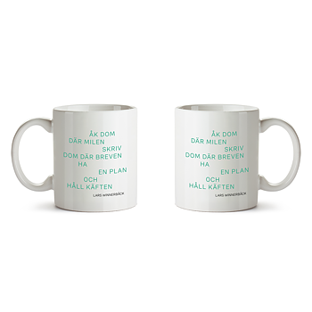 LARS WINNERBÄCK - MUGG, ÅK DOM DÄR MILEN (2-PACK)