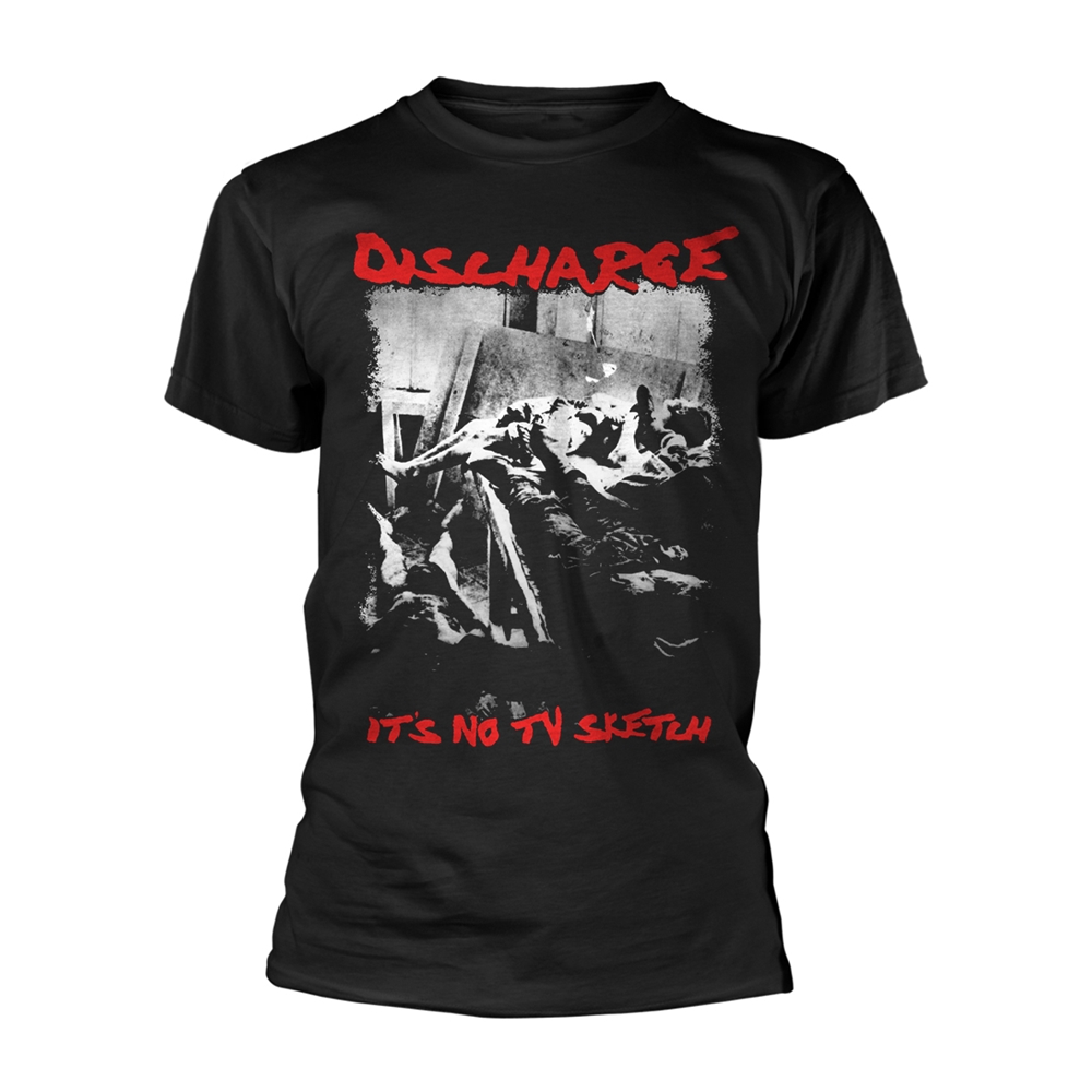 DISCHARGE - T-SHIRT, ITS NO TV SKETCH